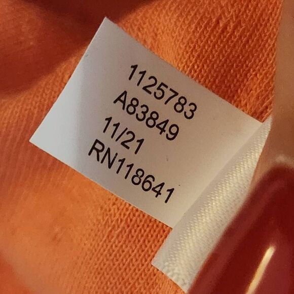 Lane Bryant Peach Convertible Swiss Dot Blouse 22/24 NWT (4784) - Picture 10 of 10